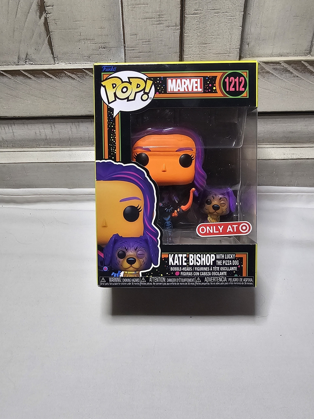 Funko POP! Marvel Kate Bishop Vinyl Figure - Purple & Orange (Target Exclusive)